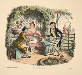 Té en el Cenador, pub. 1831